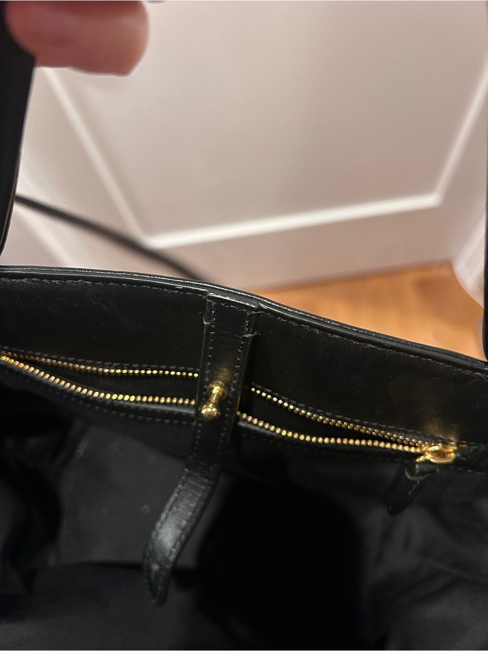 Khaite top handle basket bag with crossbody strap - Picture 7 of 7